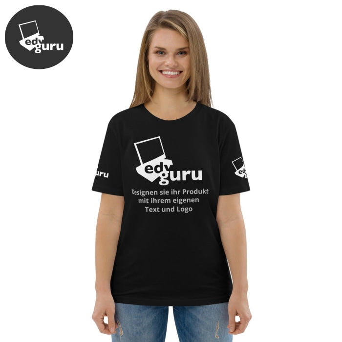 T-shirt unisex in cotone biologico Nera / S