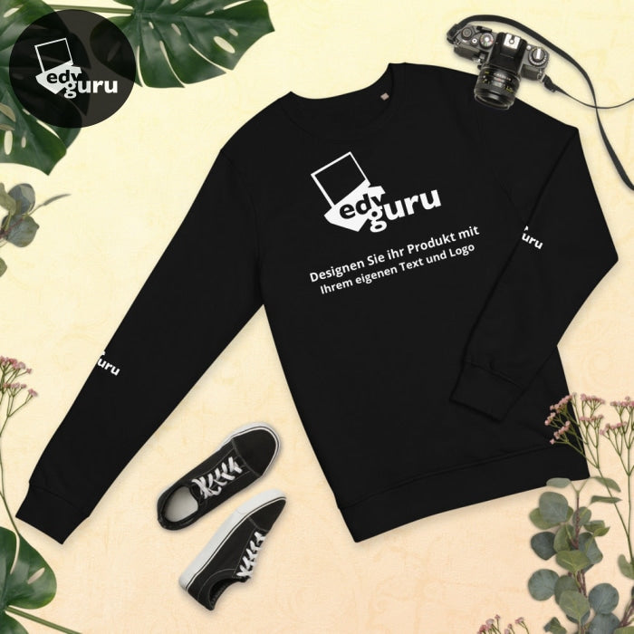 Unisex organický svetr černý / S