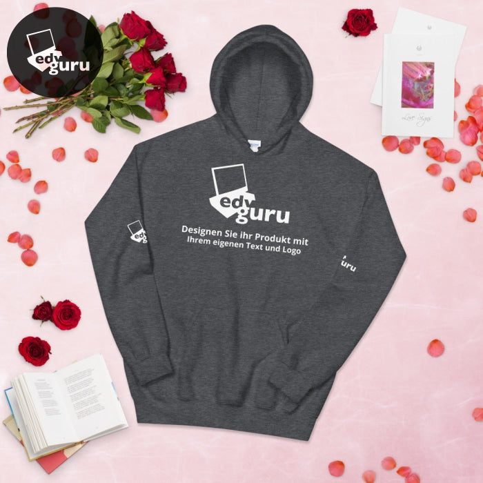 Felpa con cappuccio unisex Erica scura / S