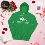 Felpa con cappuccio unisex Verde irlandese / S