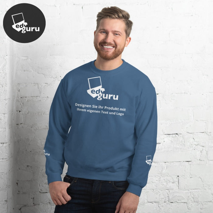 Unisex svetr indigově modrý / S