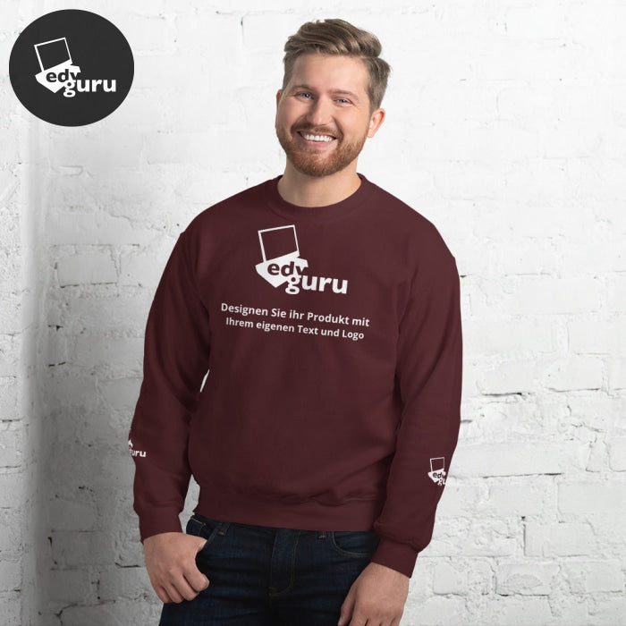 Unisex svetr kaštanově hnědý / S